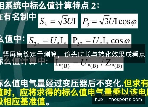 竖屏集锦定量测算，镜头时长与转化效果成看点